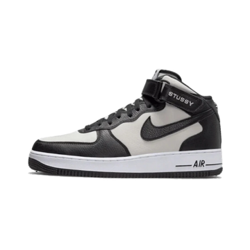 Nike Air Force 1 Mid Stussy Light Bone Black lateral