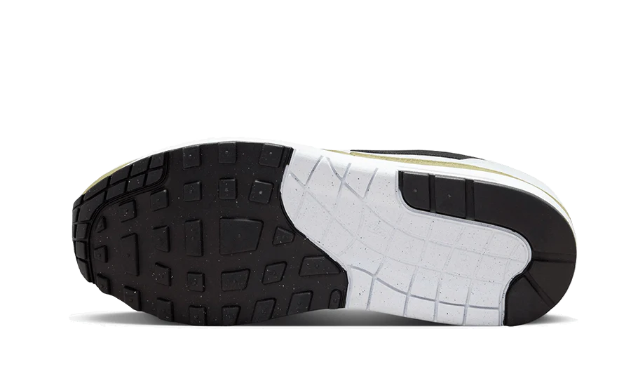 Nike Air Max 1 White Black Medium Olive sole