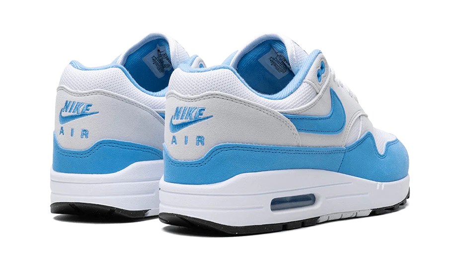 Nike Air Max 1 White University Blue back