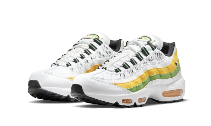 Nike Air Max 95 Essential White Green Apple Tour Yellow - SKU: DQ3429-100