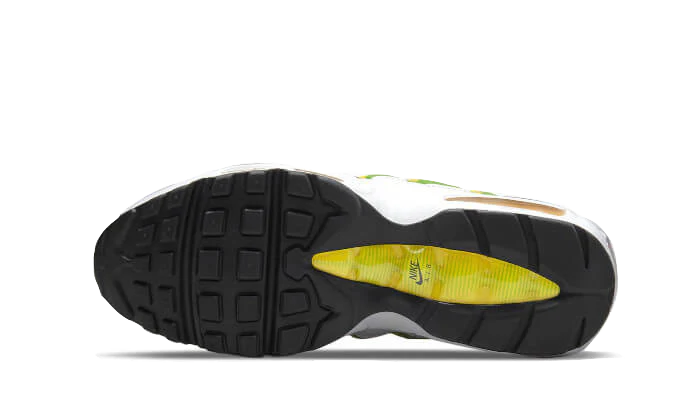 Nike Air Max 95 Essential White Green Apple Tour Yellow - SKU: DQ3429-100