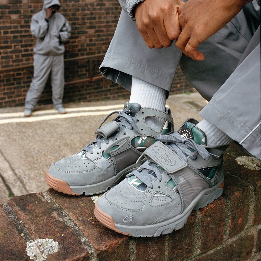 Nike Air Trainer Huarache Corteiz Gully Grey - SKU: FQ8793-001