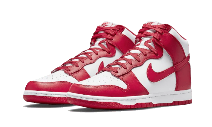 Nike Dunk High Championship White Red frontal