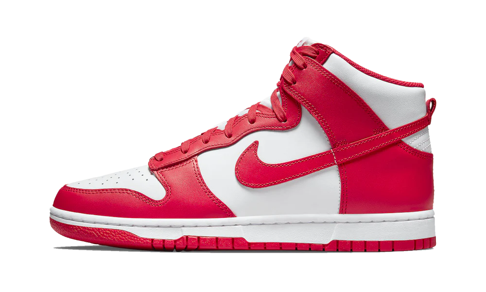 Nike Dunk High Championship White Red lateral