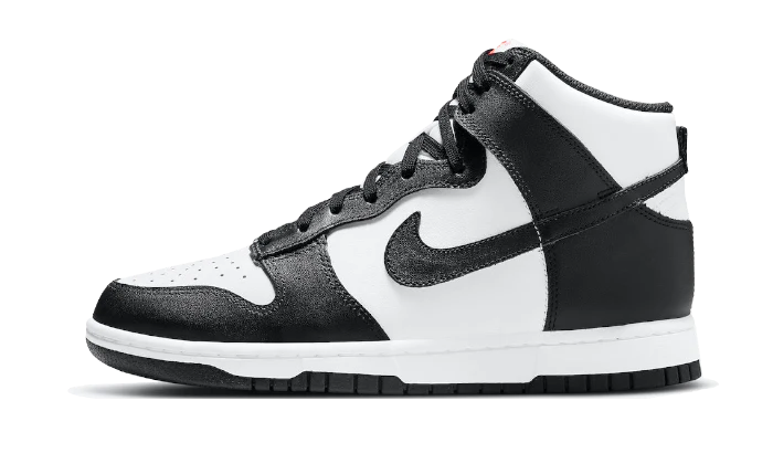 Nike Dunk High Panda Black White  lateral 