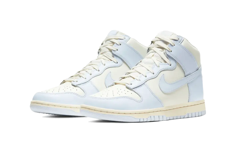 Nike Dunk High Sail Football Grey frontal