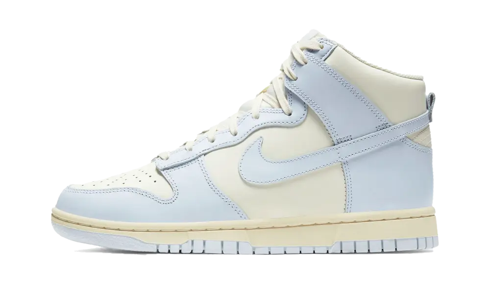 Nike Dunk High Sail Football Grey lateral