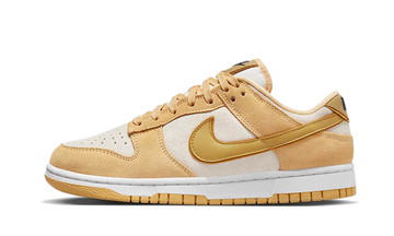 Nike Dunk Low Celestial Gold Suede lateral