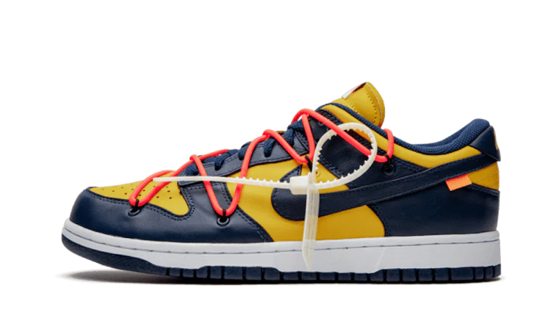 Nike Dunk Low Off-White University Gold - SKU: CT0856-700