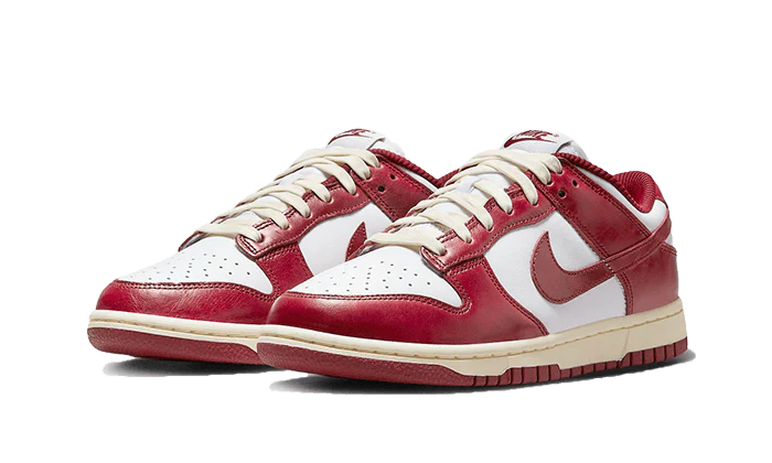 Nike Dunk Low PRM Vintage Team Red