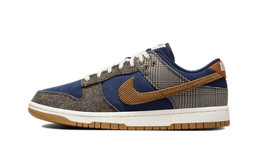 Nike Dunk Low Tweed Midnight Navy Corduroy lateral