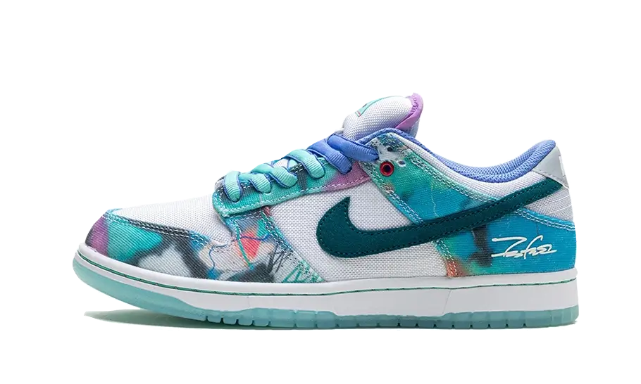 Nike SB Dunk Low Futura Laboratories Bleached Aqua lateral