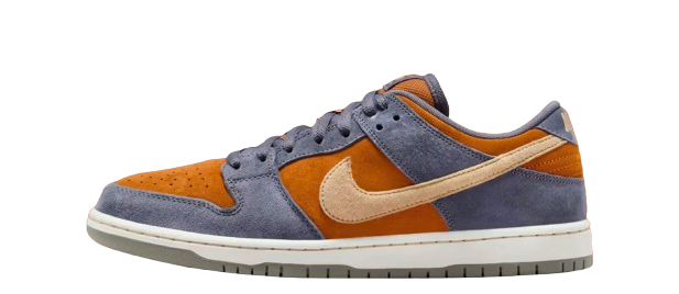 Nike SB Dunk Low Light Carbon Monarch - SKU: HF3063-002 - lateral