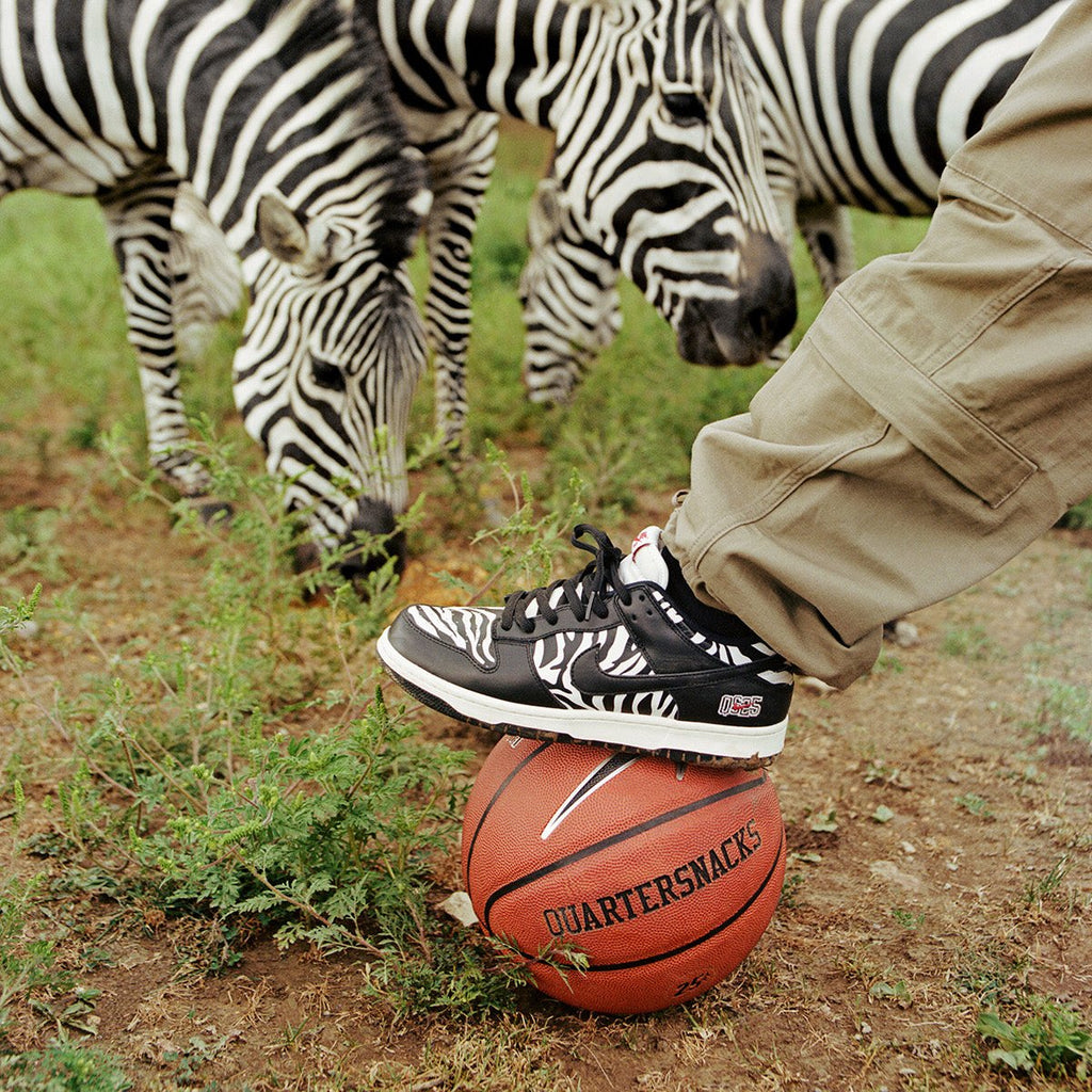 Nike SB Dunk Low OG QS Quartersnacks Zebra - SKU: DM3510-001