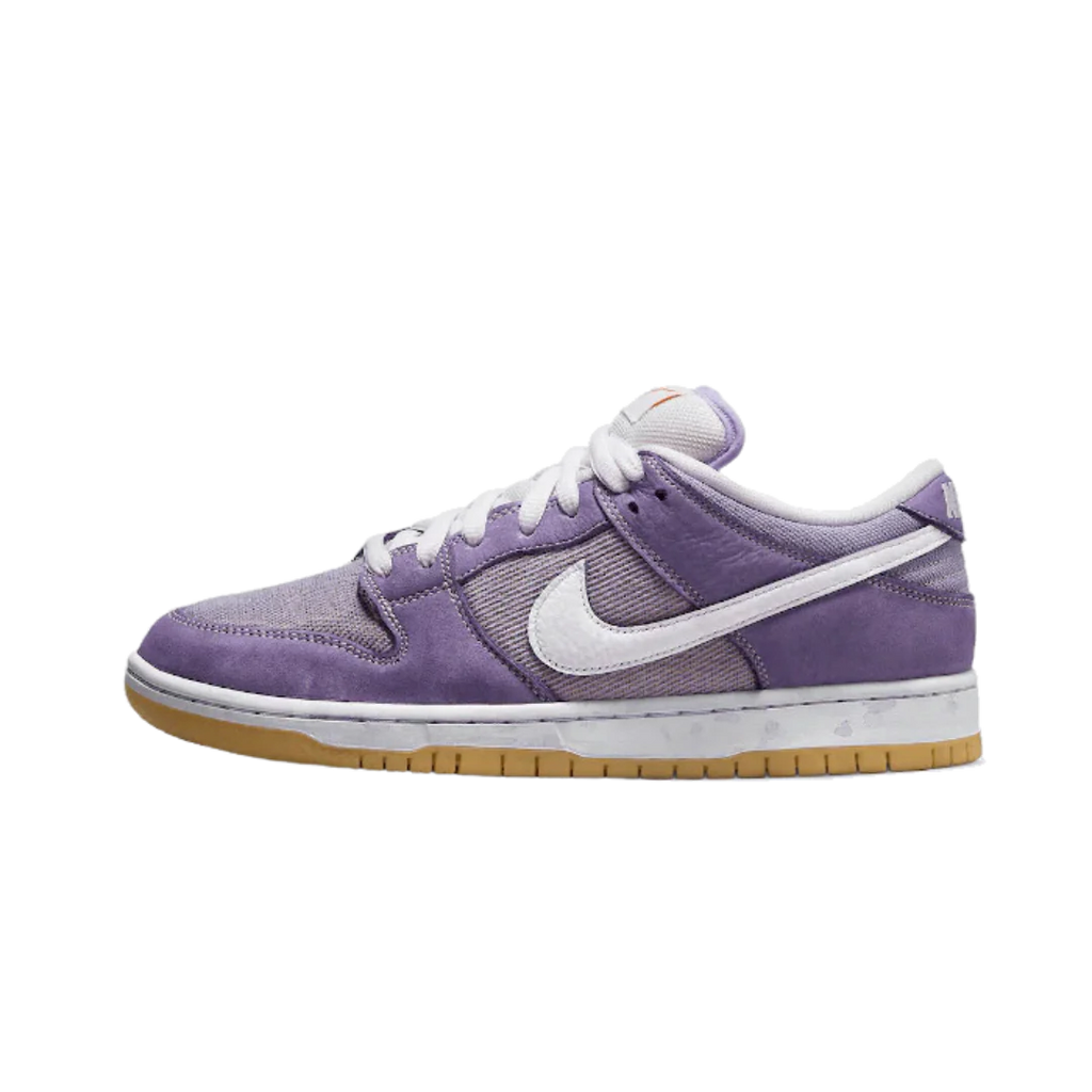 Nike SB Dunk Low Pro ISO &nbsp;Orange Label Unbleached Pack Lilac - SKU: DA9658-500 - lateral