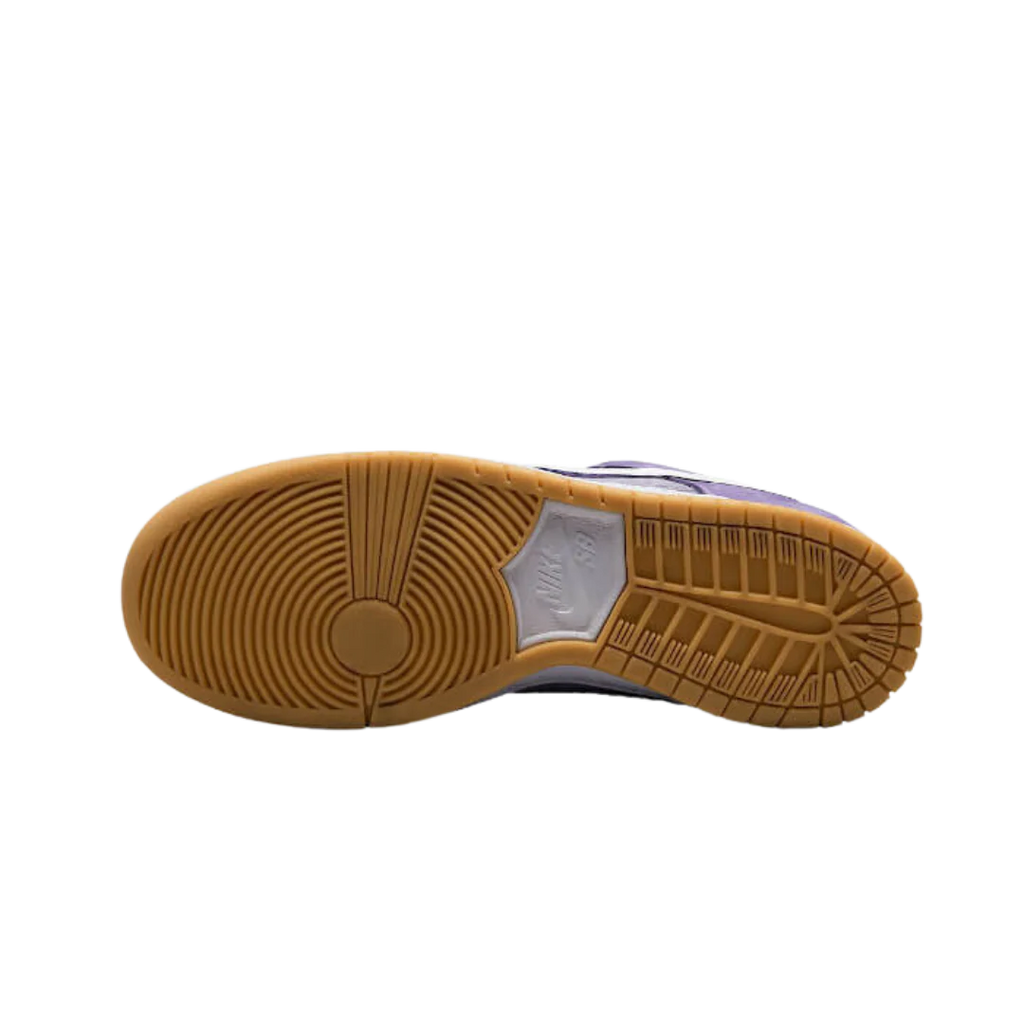 Nike SB Dunk Low Pro ISO &nbsp;Orange Label Unbleached Pack Lilac - SKU: DA9658-500 - sole