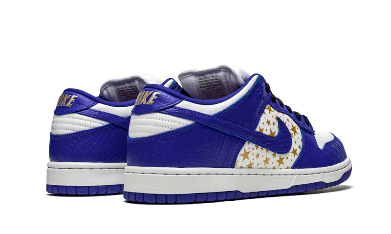 Nike SB Dunk Low Supreme Stars Hyper Royal  back