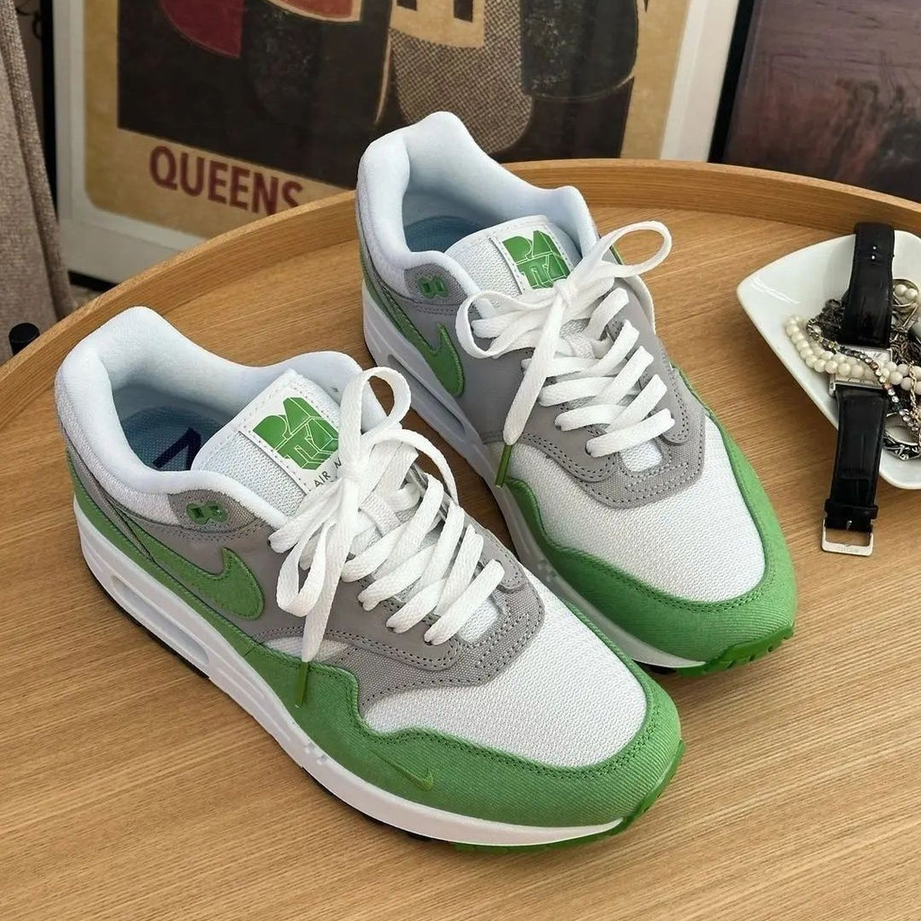 Nike Air Max 1 Patta 20th Anniversary Chlorophyll on feet 