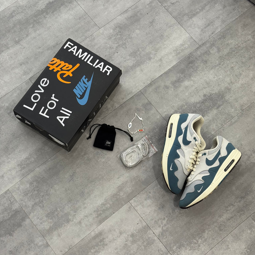 Nike Air Max 1 Patta Waves Noise Aqua (44.5) - Usado