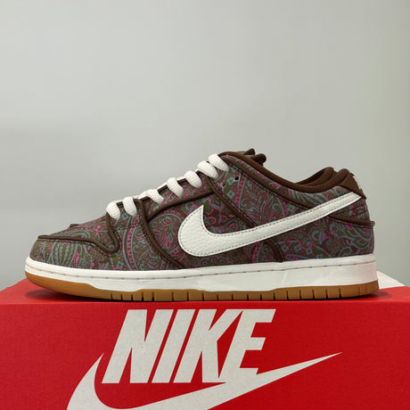 Nike SB Dunk Low Pro Paisley Brown (40.5) - Usado  – sneaker autêntico da CollectKicks