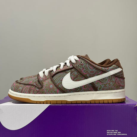 Nike SB Dunk Low Pro Paisley Brown (42) - Usado H7534-200 – sneaker autêntico da CollectKicks