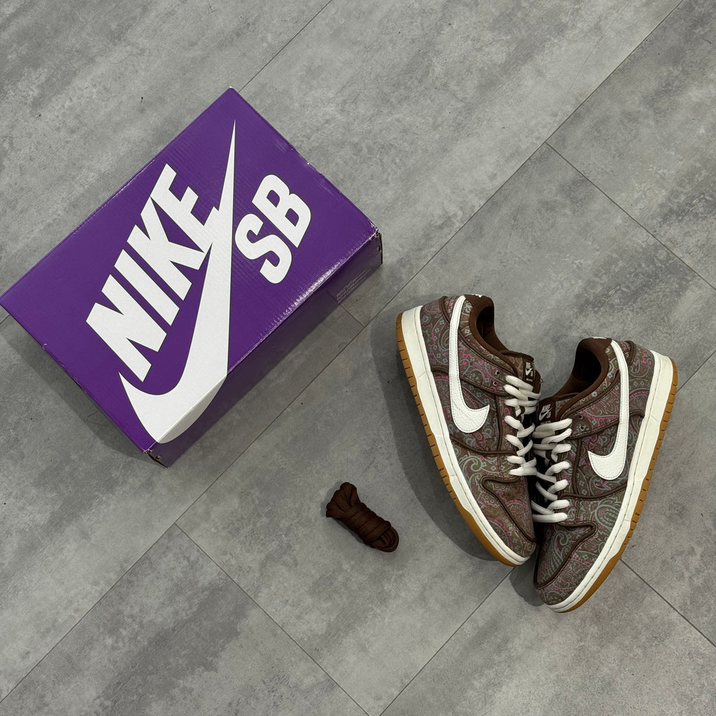Nike SB Dunk Low Pro Paisley Brown (44.5) - Usado