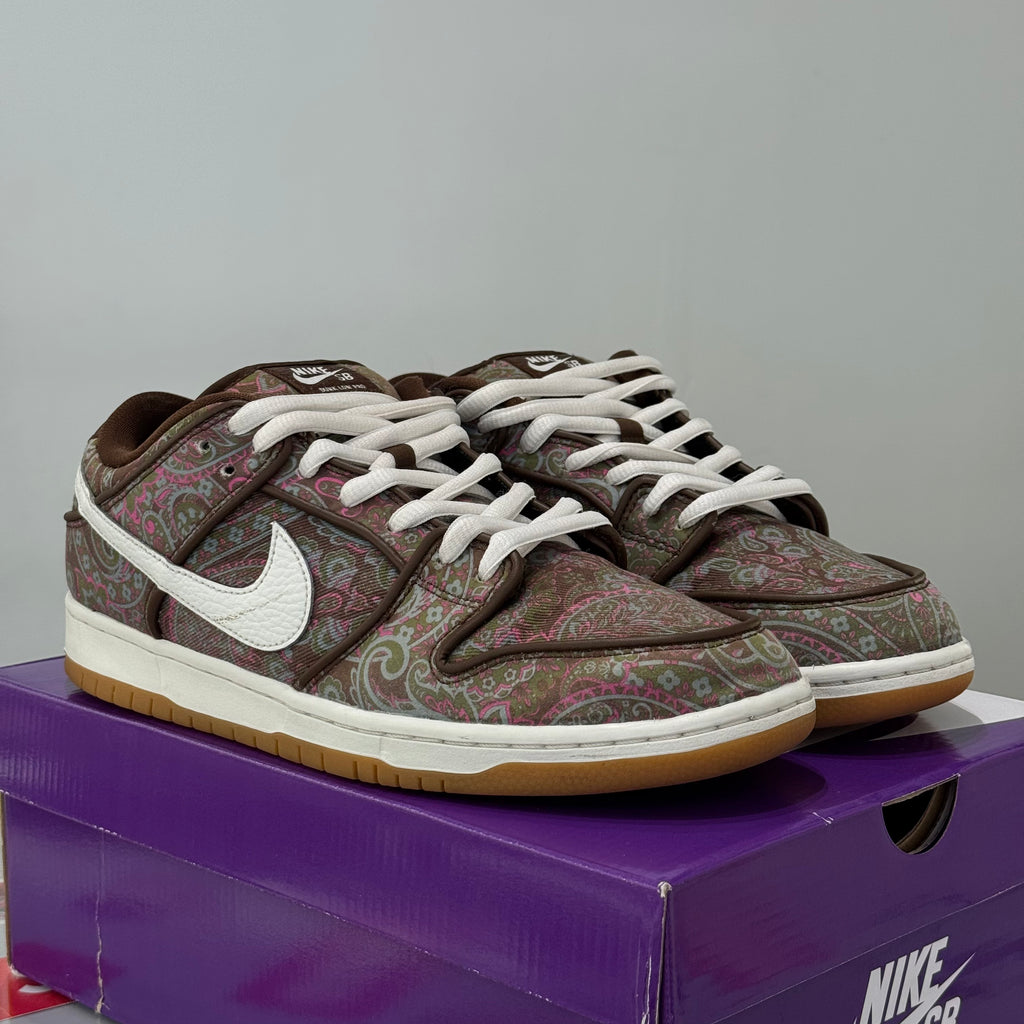 Nike SB Dunk Low Pro Paisley Brown (44.5) - Usado