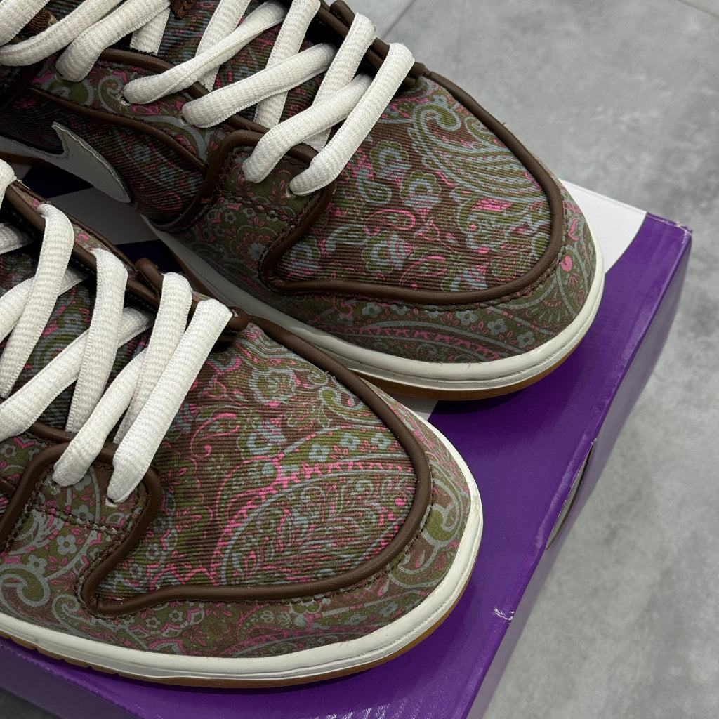 Nike SB Dunk Low Pro Paisley Brown (44.5) - Usado