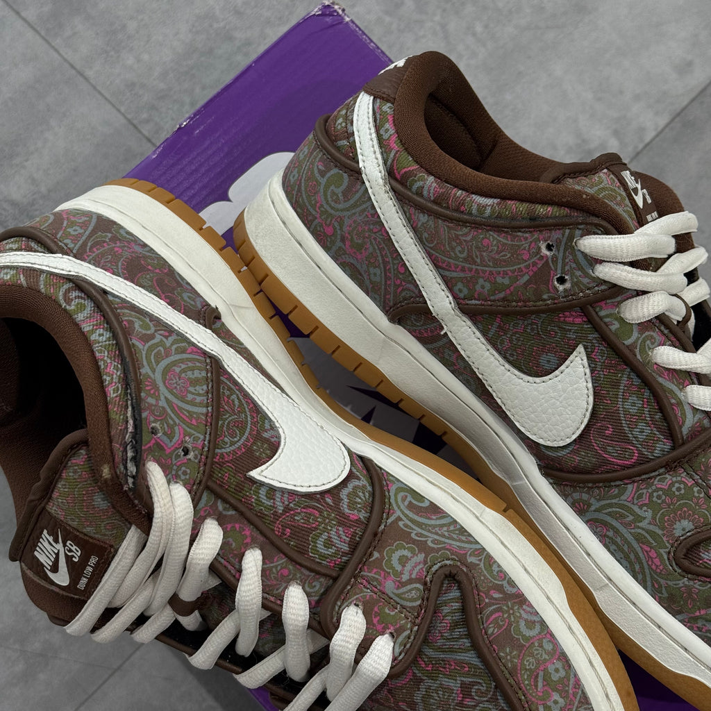 Nike SB Dunk Low Pro Paisley Brown (44.5) - Usado
