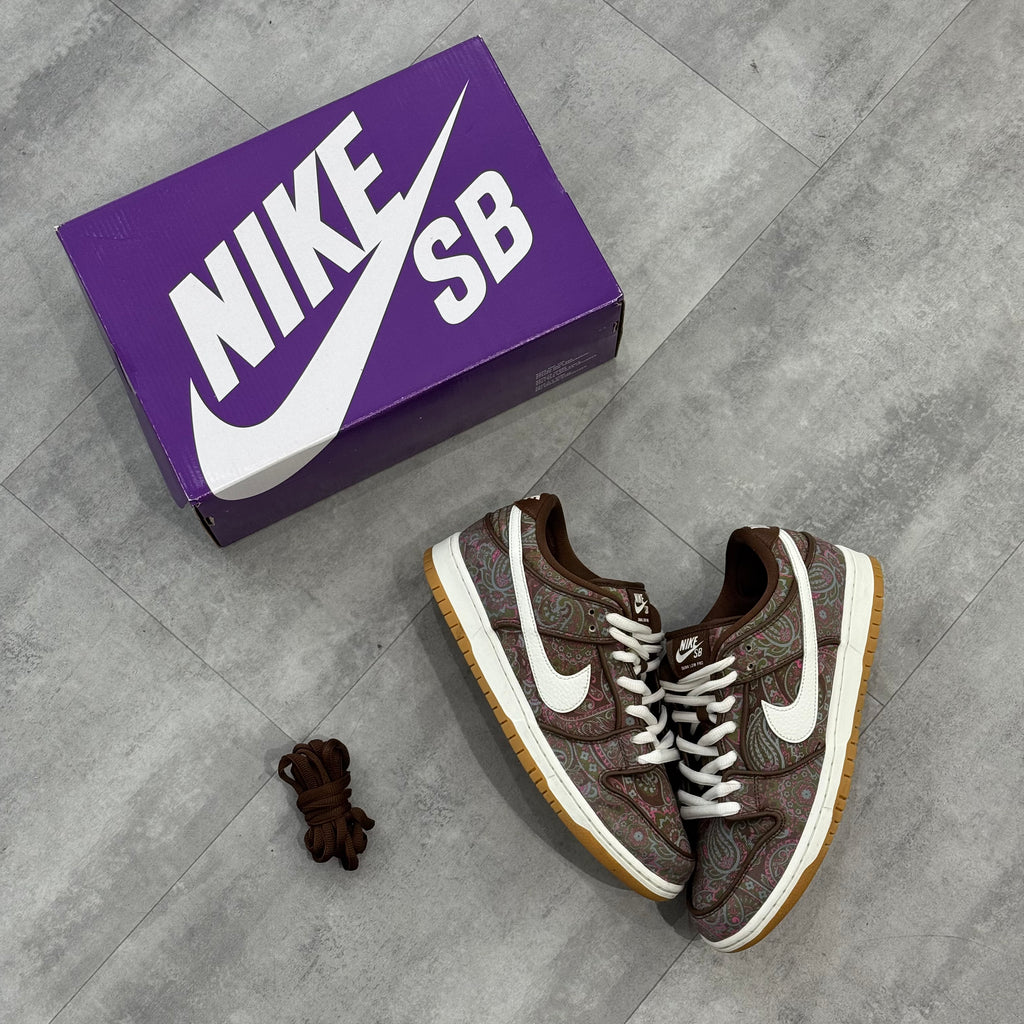 Nike SB Dunk Low Pro Paisley Brown (44.5) - Usado