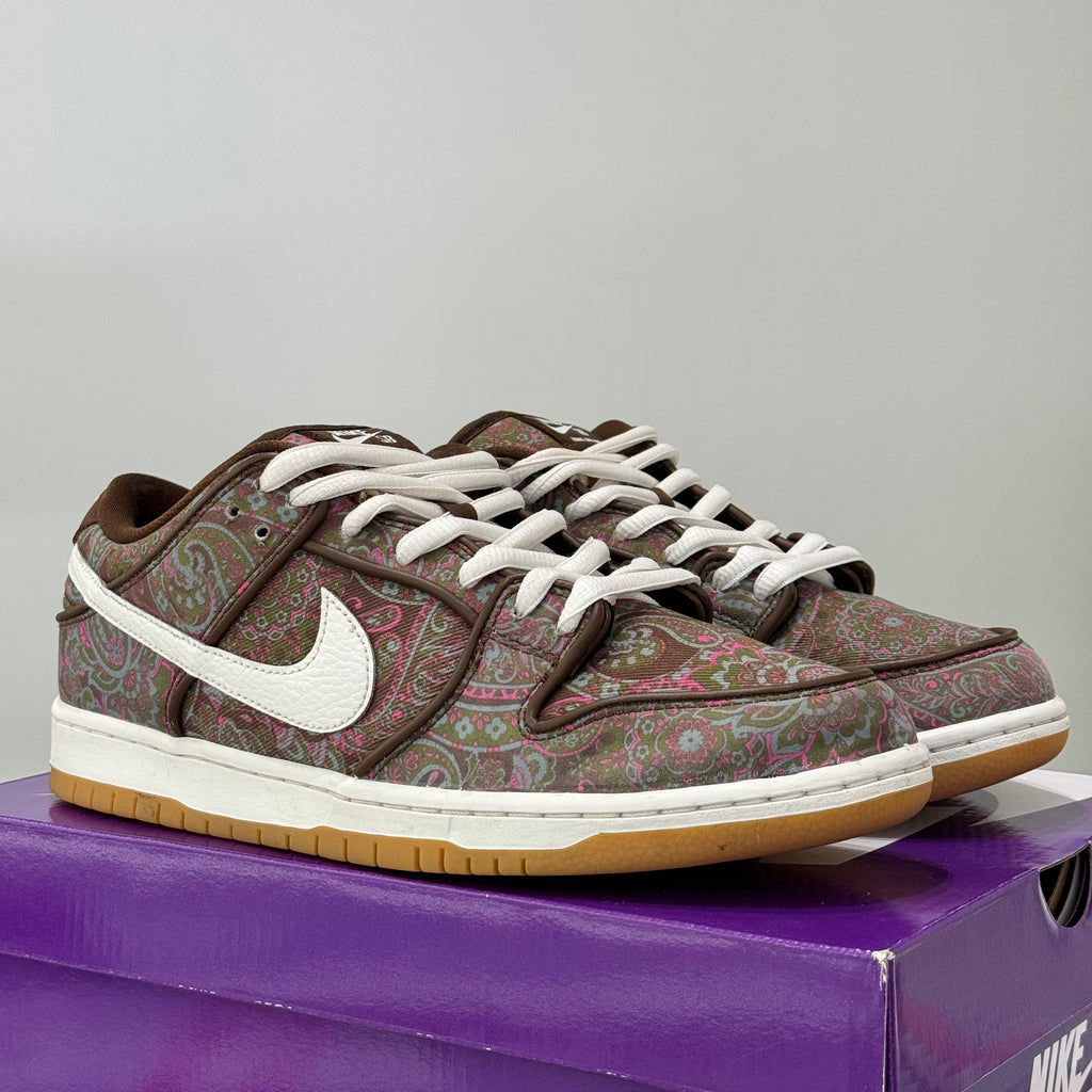 Nike SB Dunk Low Pro Paisley Brown (44.5) - Usado