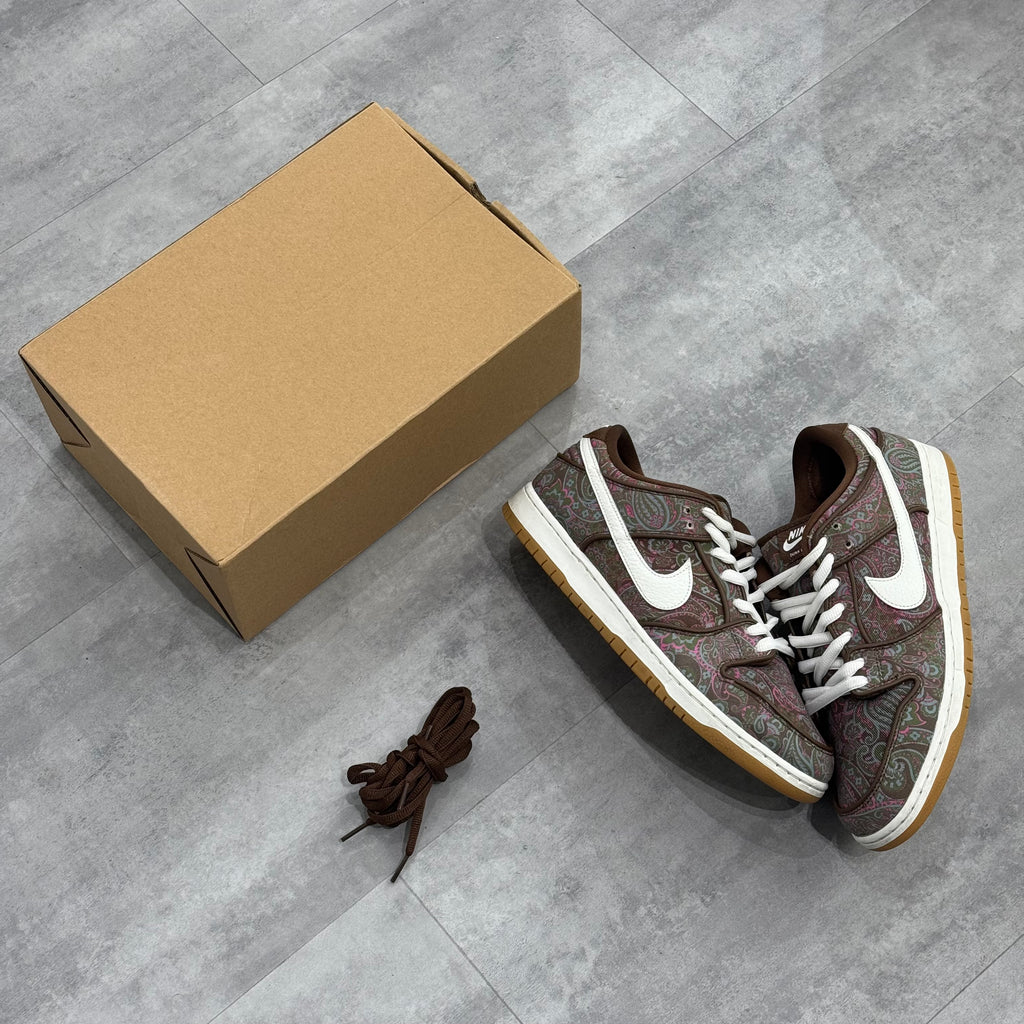 Nike SB Dunk Low Pro Paisley Brown (45.5) - Usado