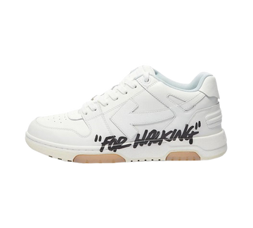OFF-WHITE Out Of Office OOO Low Tops For Walking White Black lateral image