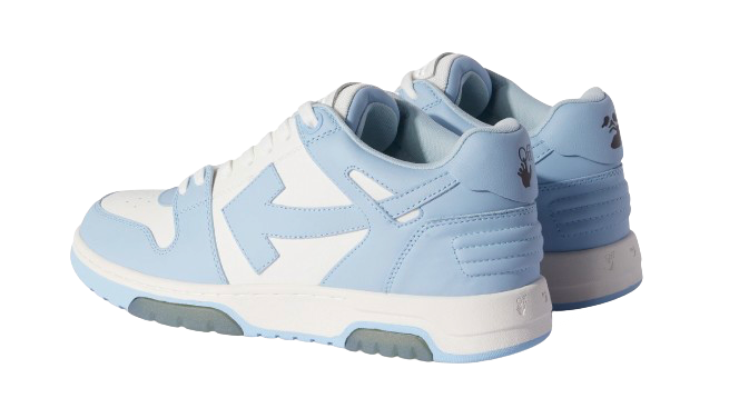 Off-White Out Of Office Calf Leather White Baby Blue back image