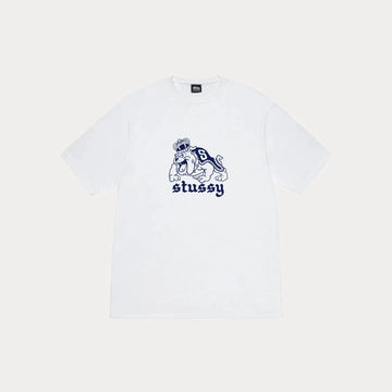 Stüssy Bulldog Tee White