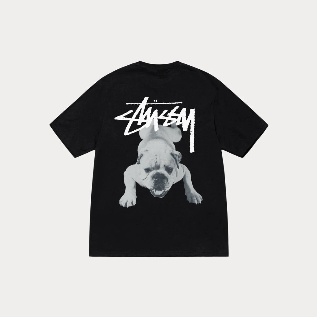 Stüssy Stock Dog Tee Black