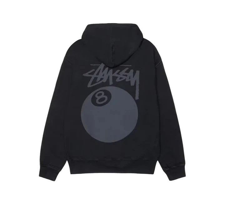 Stüssy 8 Ball Pigment Dyed Hoodie ´Black´