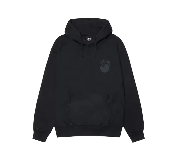 Stüssy 8 Ball Pigment Dyed Hoodie ´Black´