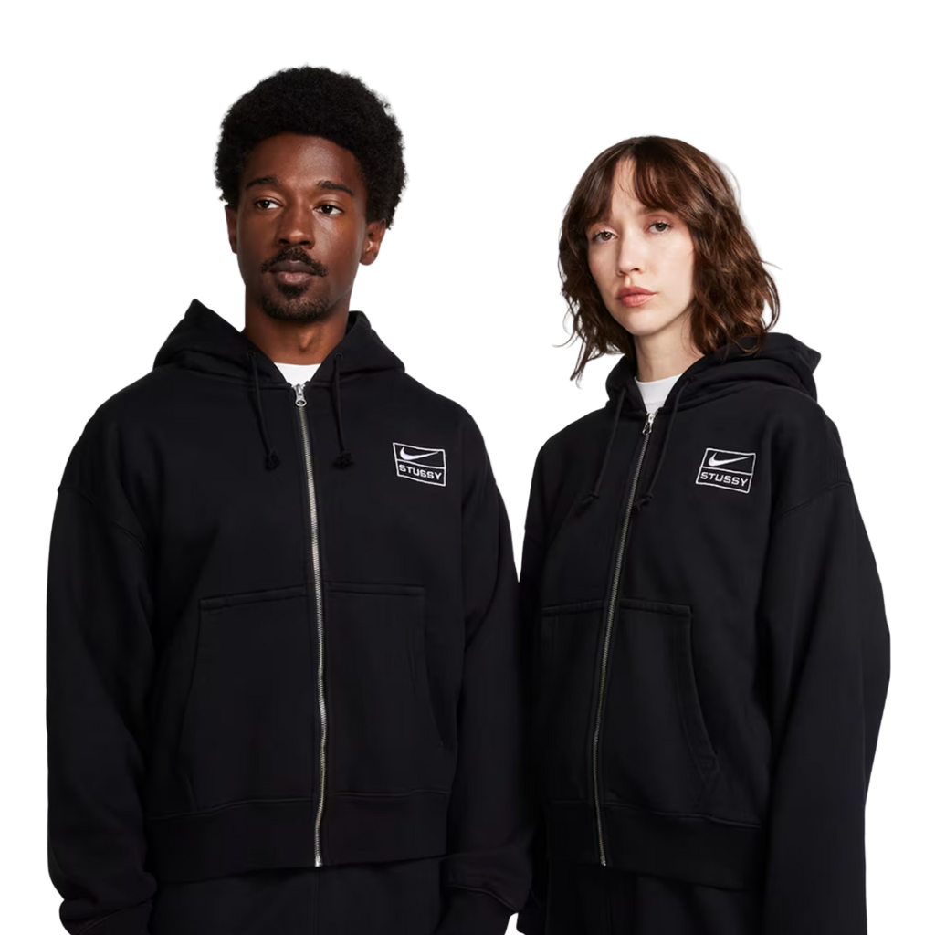 Stüssy x Nike Full-Zip Fleece Hoodie ´Black´