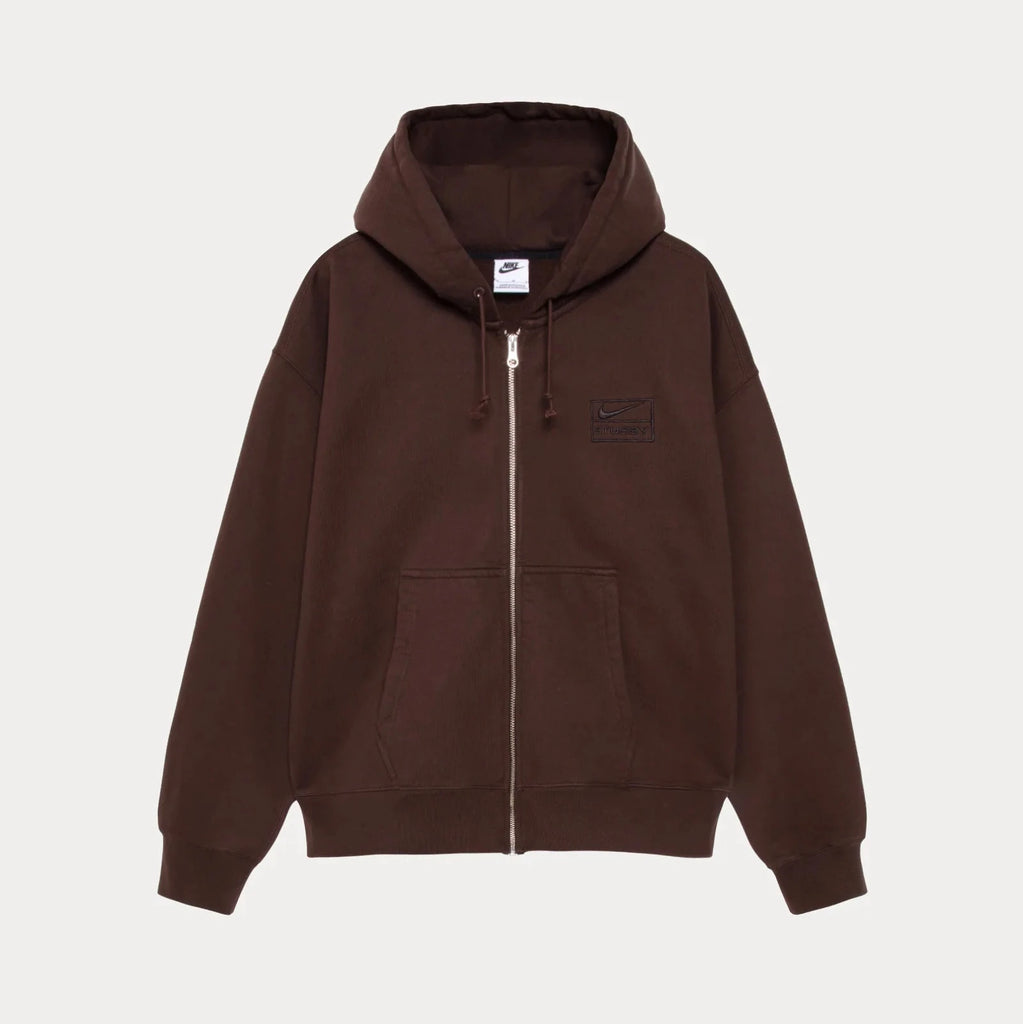 Stüssy x Nike Full-Zip Fleece Hoodie ´Brown´