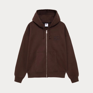 Stüssy x Nike Full-Zip Fleece Hoodie ´Brown´