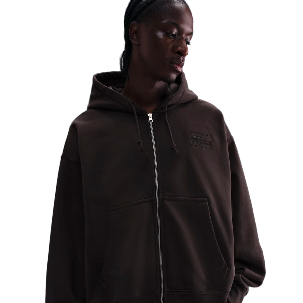 Stüssy x Nike Full-Zip Fleece Hoodie ´Brown´
