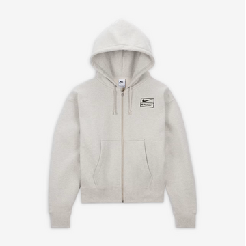 Stüssy x Nike Full-Zip Fleece Hoodie ´Grey Heather´