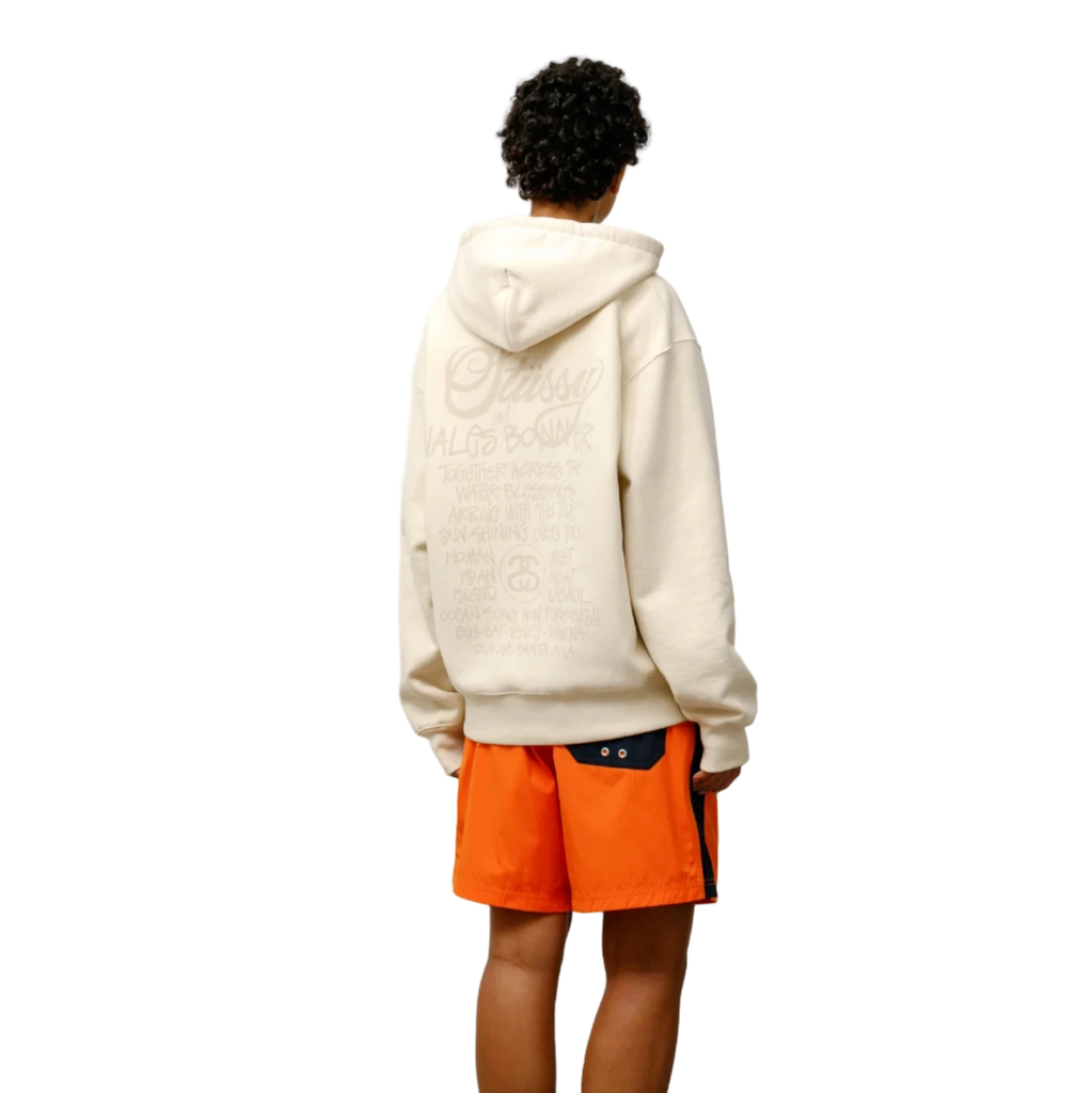 Stüssy x Wales Bonner Fleece Zip Hoodie ´Ivory´