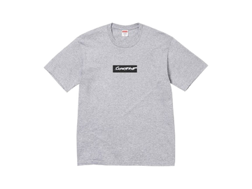 Supreme Futura Box Logo Tee Heather Grey SS24