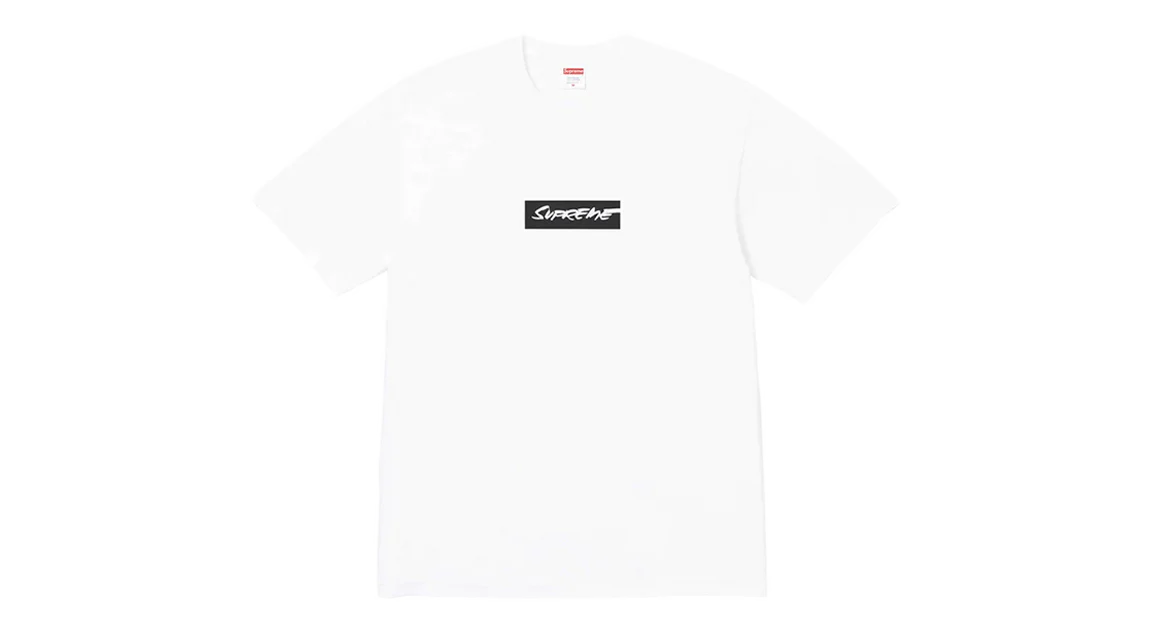 Camiseta Supreme Futura Box Logo Blanco