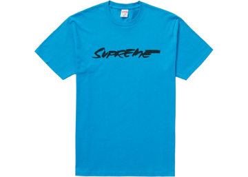 Supreme Futura Logo Tee Bright Blue FW20