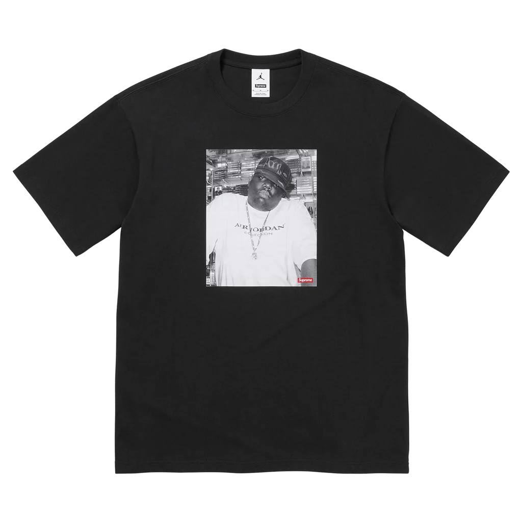 Supreme Jordan Biggie S/S Top Black FW24