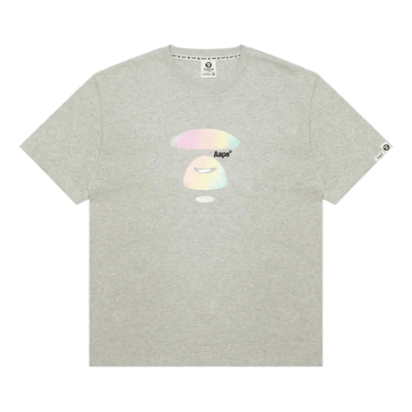 AAPE BY *A BATHING APE® logo - print T-shirt - Grey  – sneaker autêntico da CollectKicks