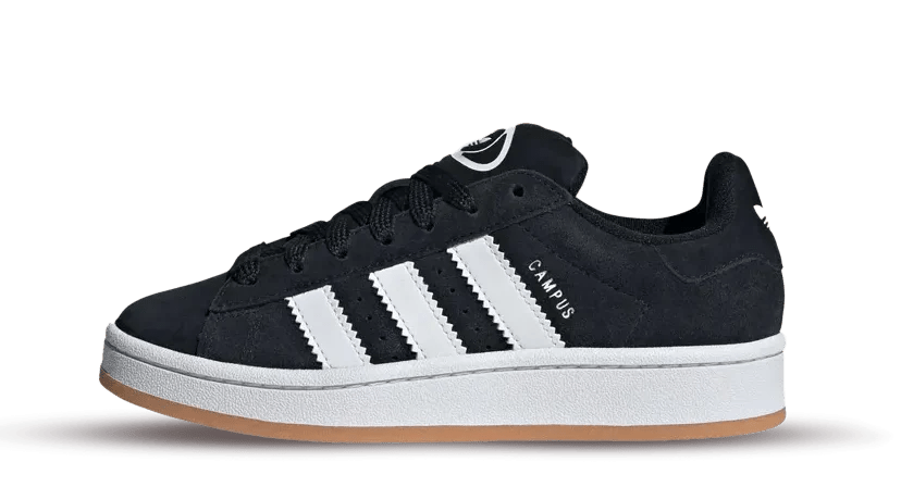 Adidas Campus 00s Black White Gum GS HQ6638 – sneaker autêntico da CollectKicks